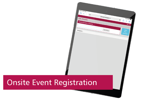 Home 3 onsite event registration click thru